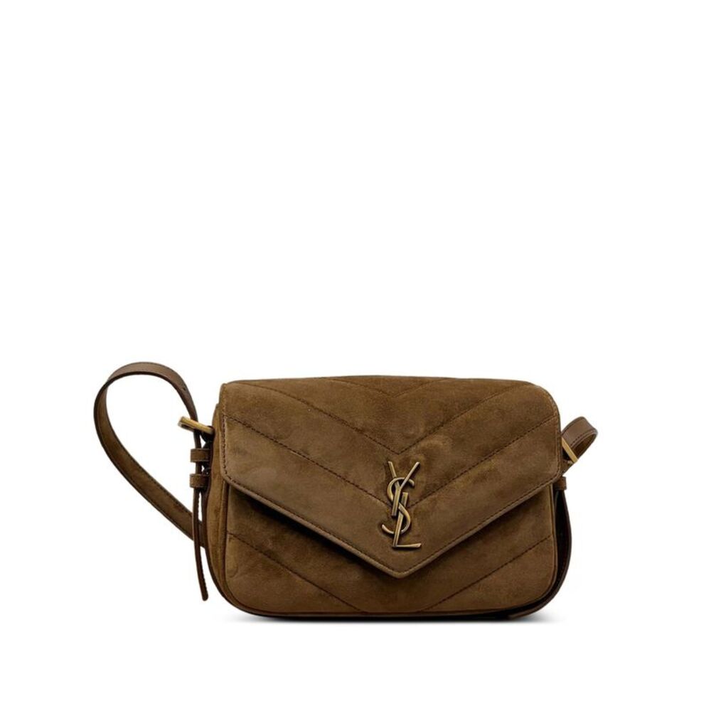 Saint Laurent Brown Shoulder Bags Women